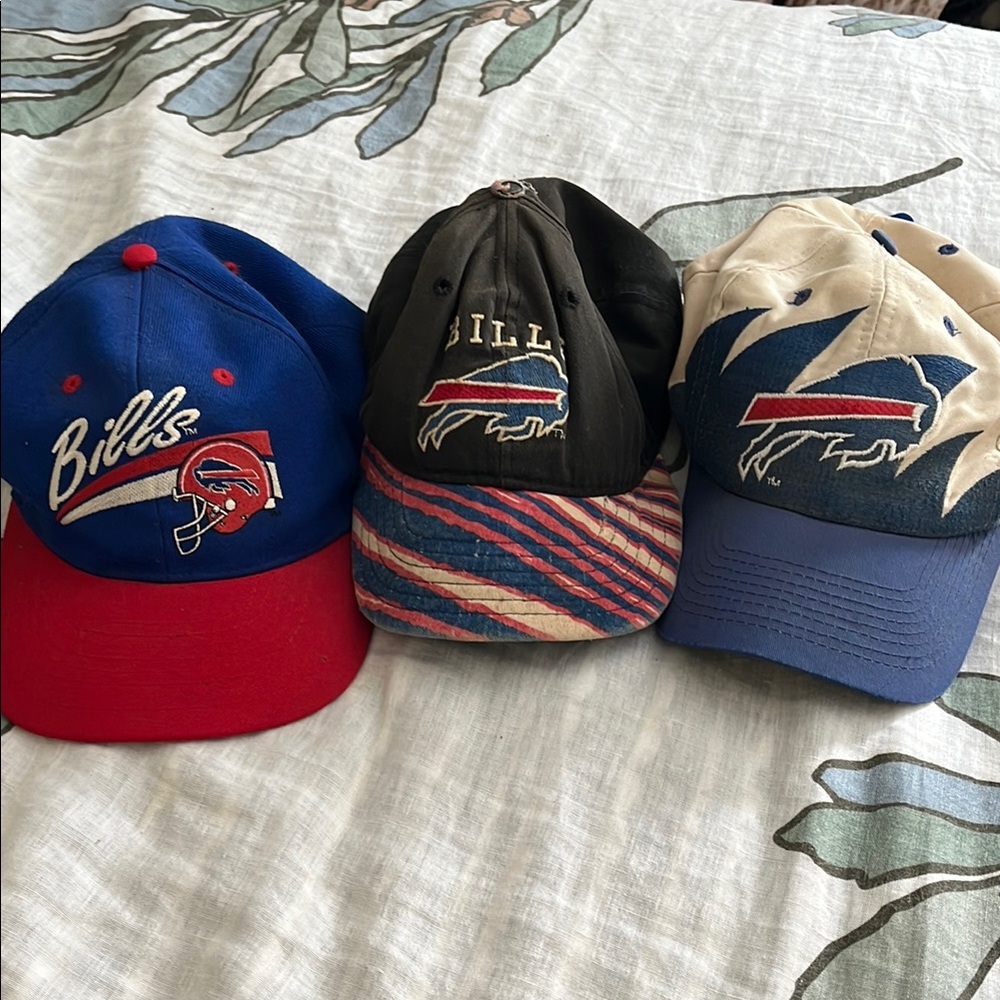 3 Buffalo Bills Hats